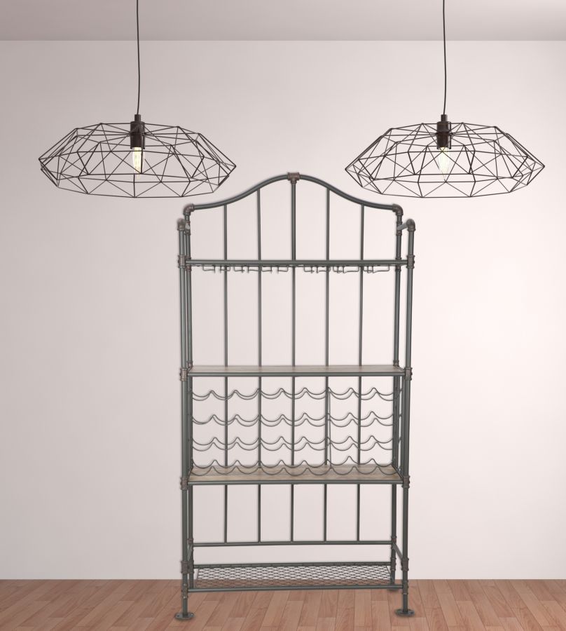 Dekoratívny stojan Mobile P Vivande Mauro Ferretti, čierny