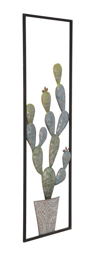 Dekoratívny panel Cactus Frame Mauro Ferretti, čierny/zelenomodrý