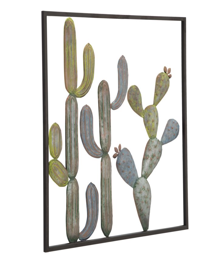 Dekoratívny panel Cactus Frame C Mauro Ferretti, čierny/zelenomodrý