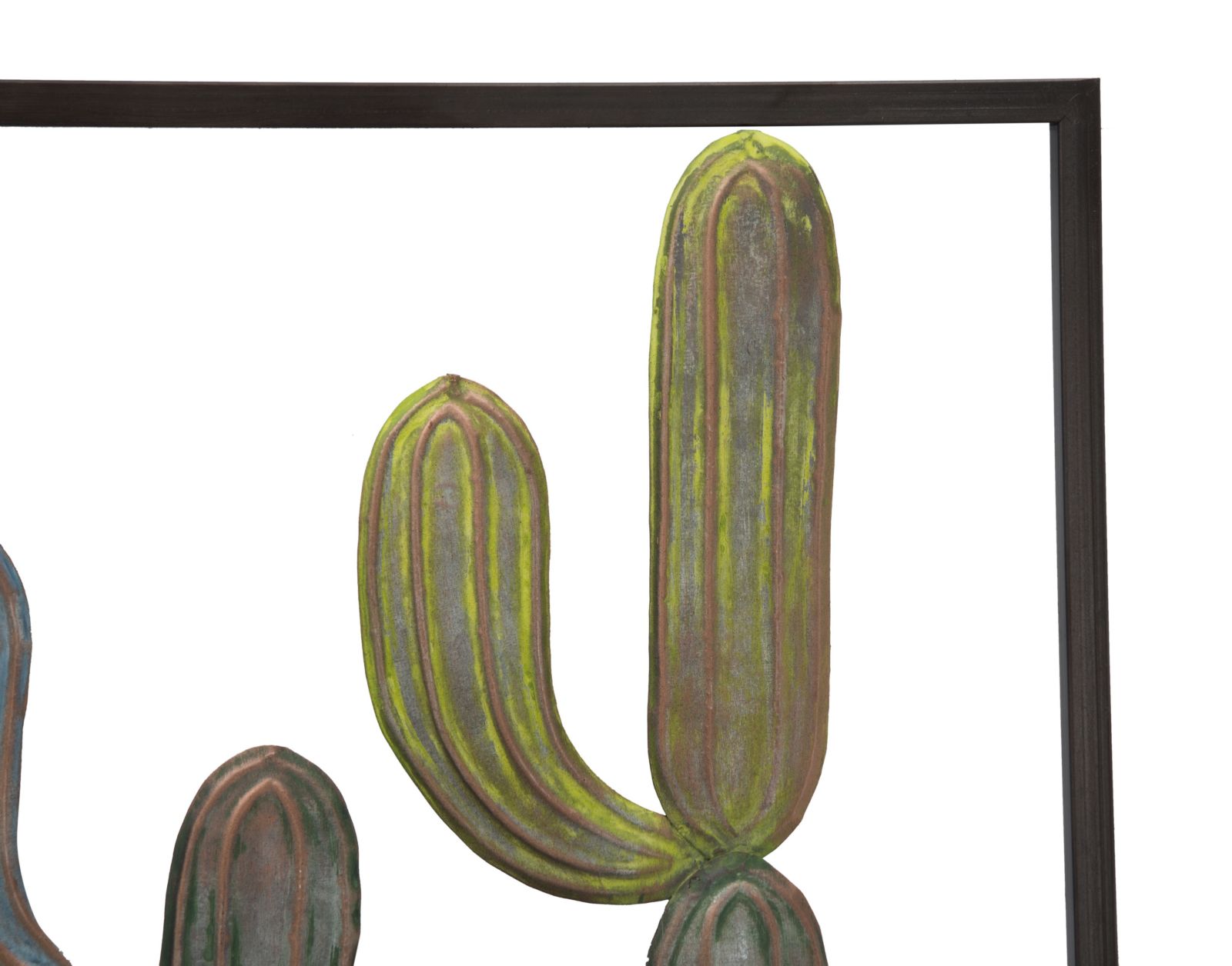 Dekoratívny panel Cactus Frame C Mauro Ferretti, čierny/zelenomodrý
