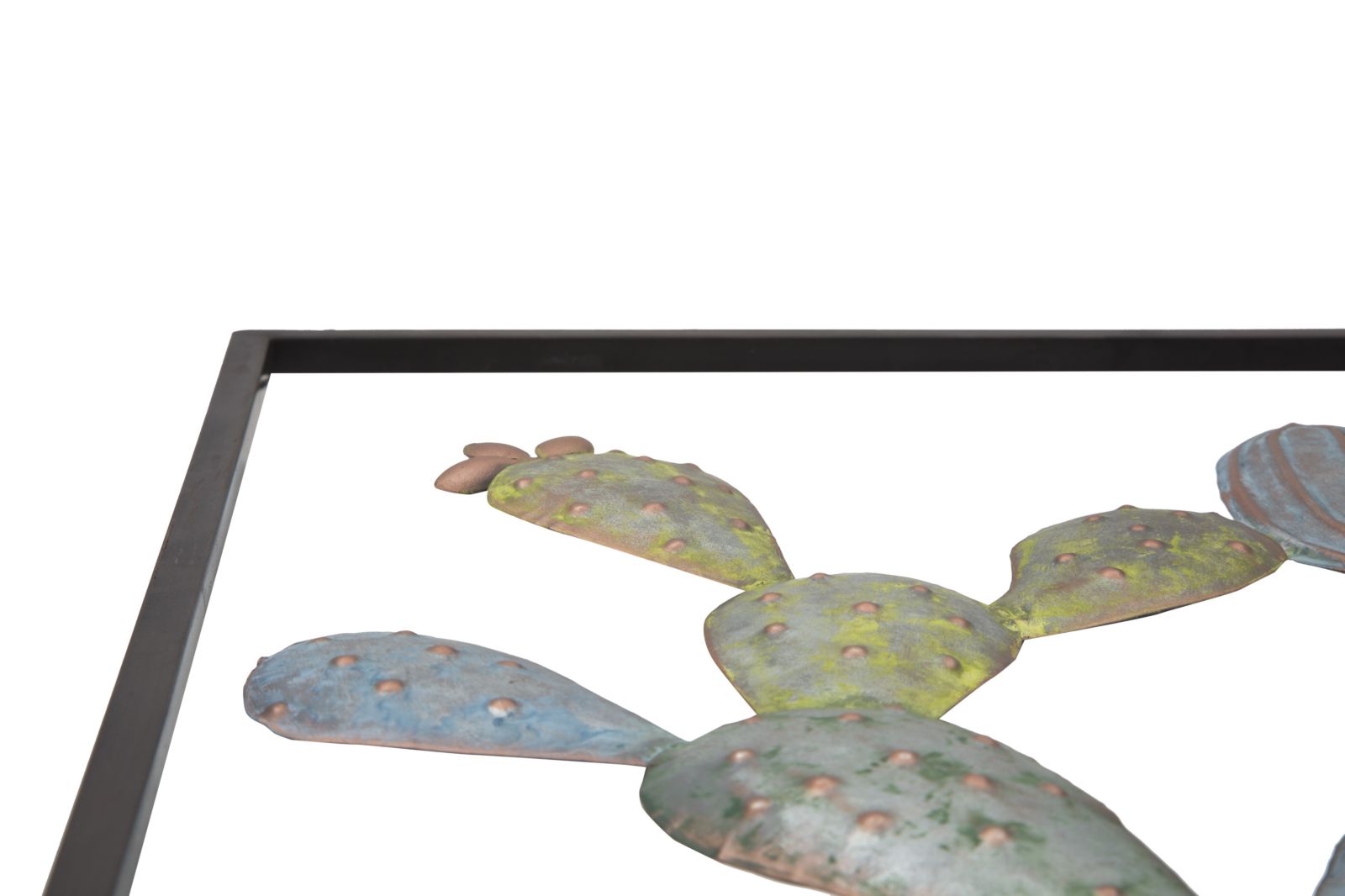 Dekoratívny panel Cactus Frame C Mauro Ferretti, čierny/zelenomodrý