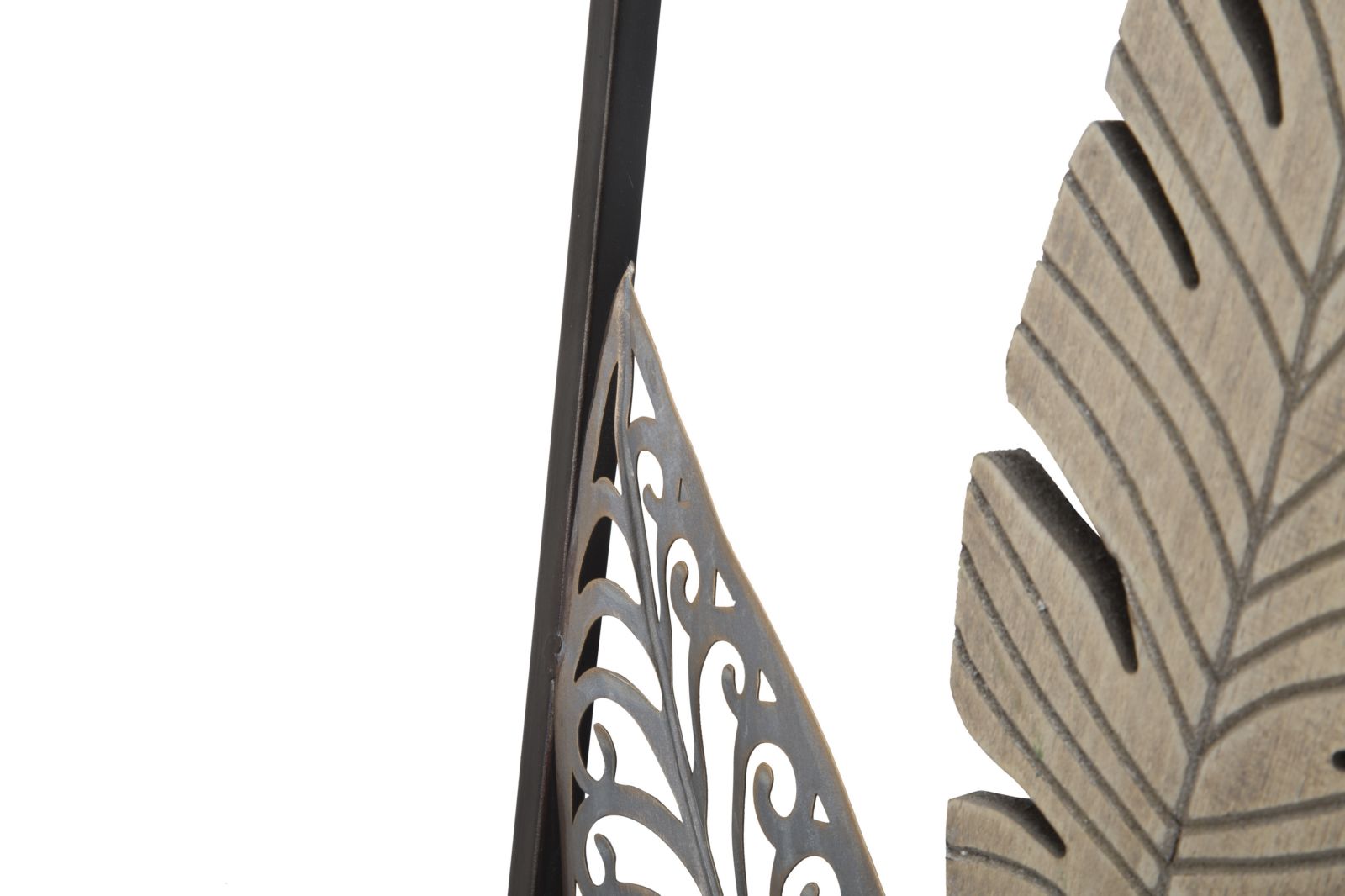 Dekoratívny panel E Foglie Mauro Ferretti, čierny/zlatý