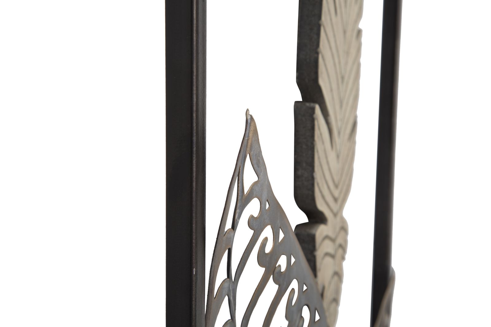 Dekoratívny panel E Foglie Mauro Ferretti, čierny/zlatý