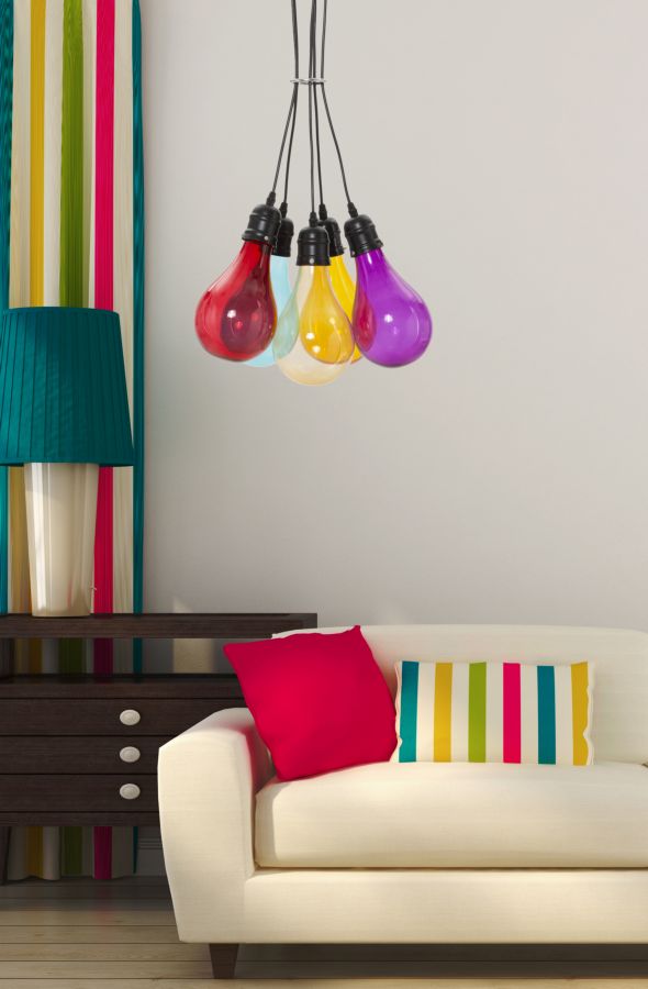 Dizajnová lampa Lampadario Oklahoma Luci Mauro Ferretti, farebná