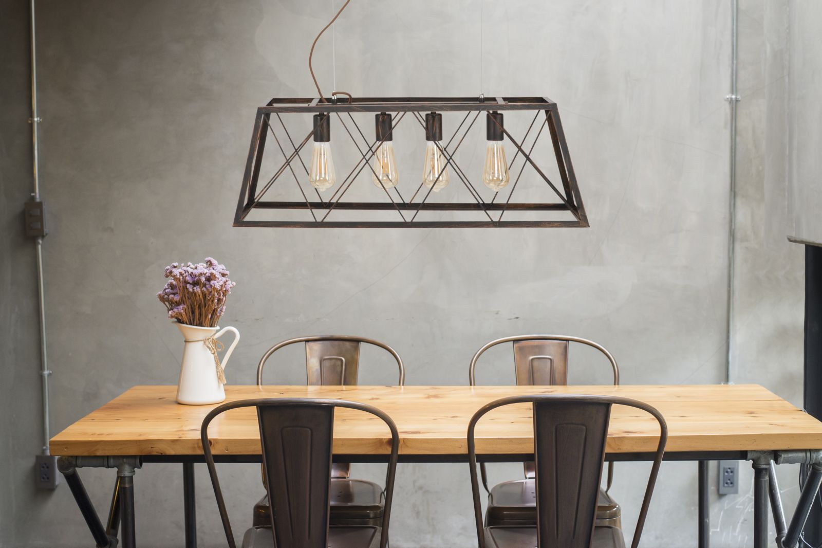 Dizajnová lampa Lampadario Mauro Ferretti, čierna