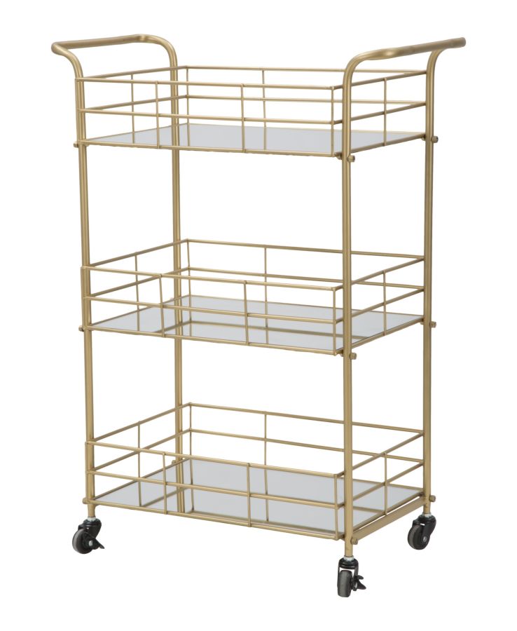 Dekoratívny doplnok Carrello Glam Ret. Mauro Ferretti 60×30,5×80 cm