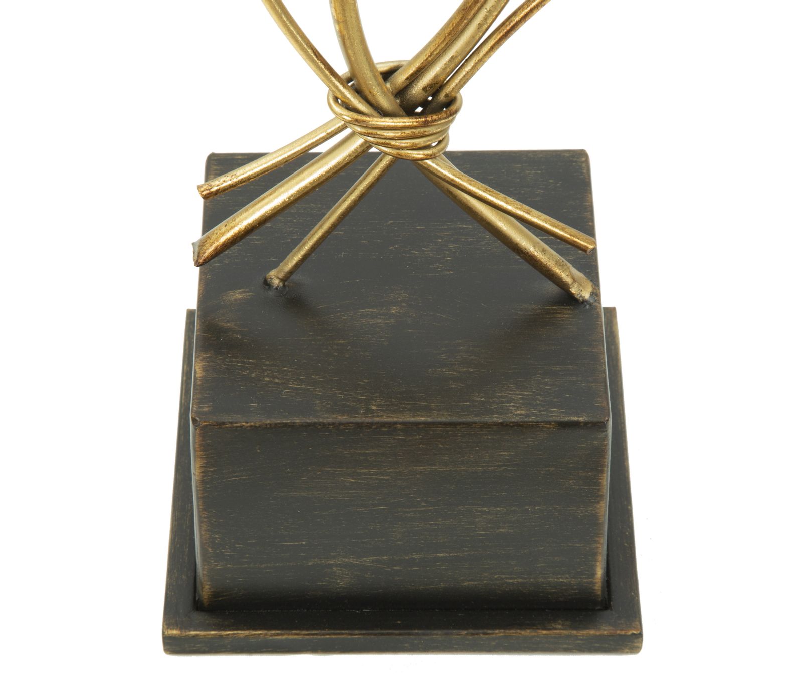 Svietnik P Cand Glam Mauro Ferretti, čierny/zlatý