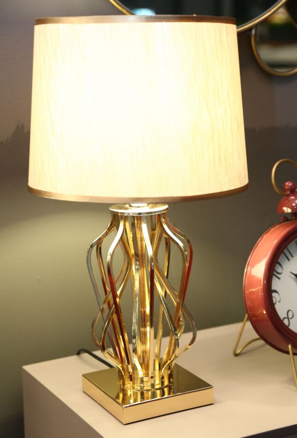 Stolová lampa Glam Mauro Ferretti, zlatá