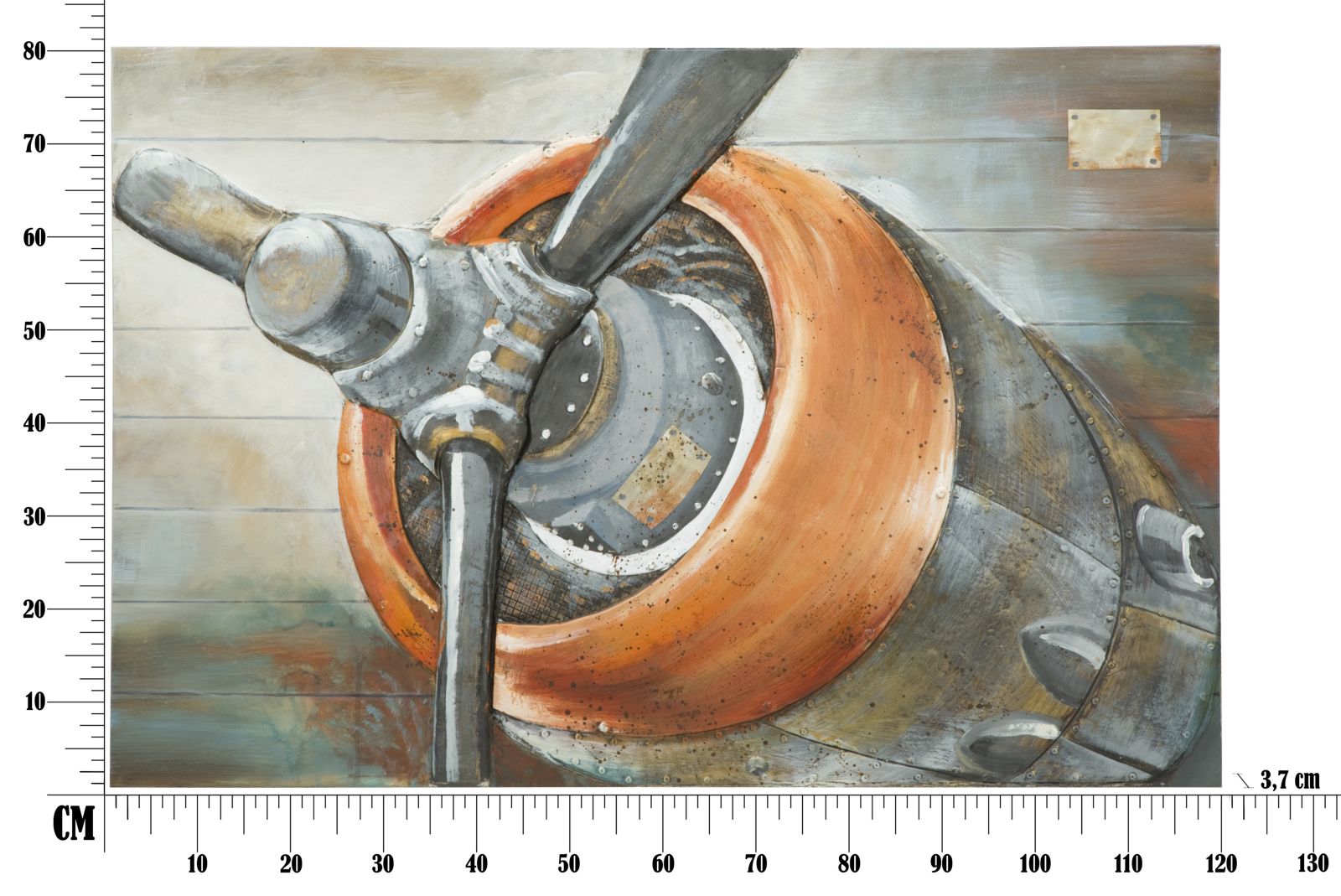 Dekoratívny doplnok Dipinto Su Tela Mauro Ferretti 120×3,7×80 cm