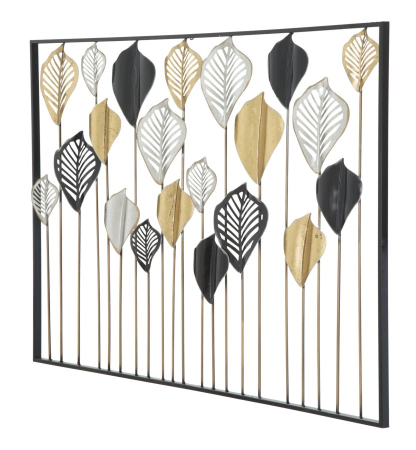 Dekoratívny panel Lex Mauro Ferretti, čierny/zlatý/strieborný