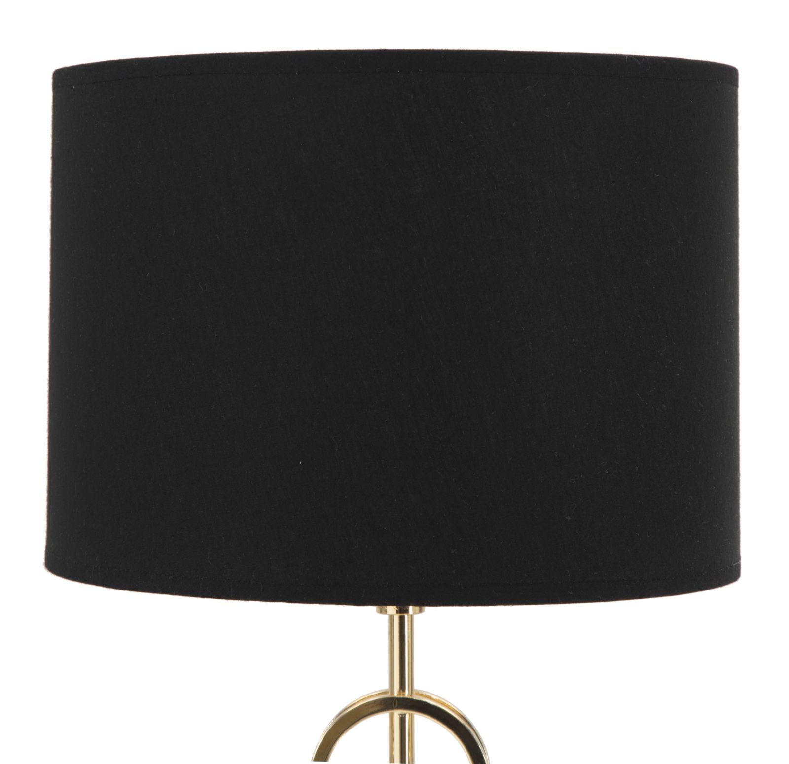 Stolová lampa Glam Rings Mauro Ferretti, zlatá/čierna
