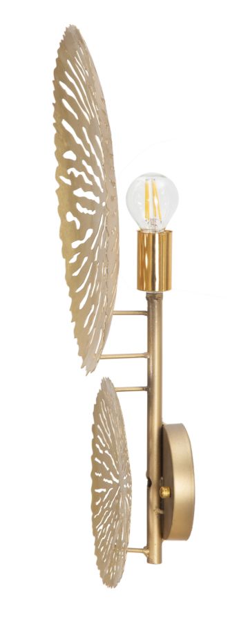 Dizajnová lampa Simple Glam Mauro Ferretti, zlatá