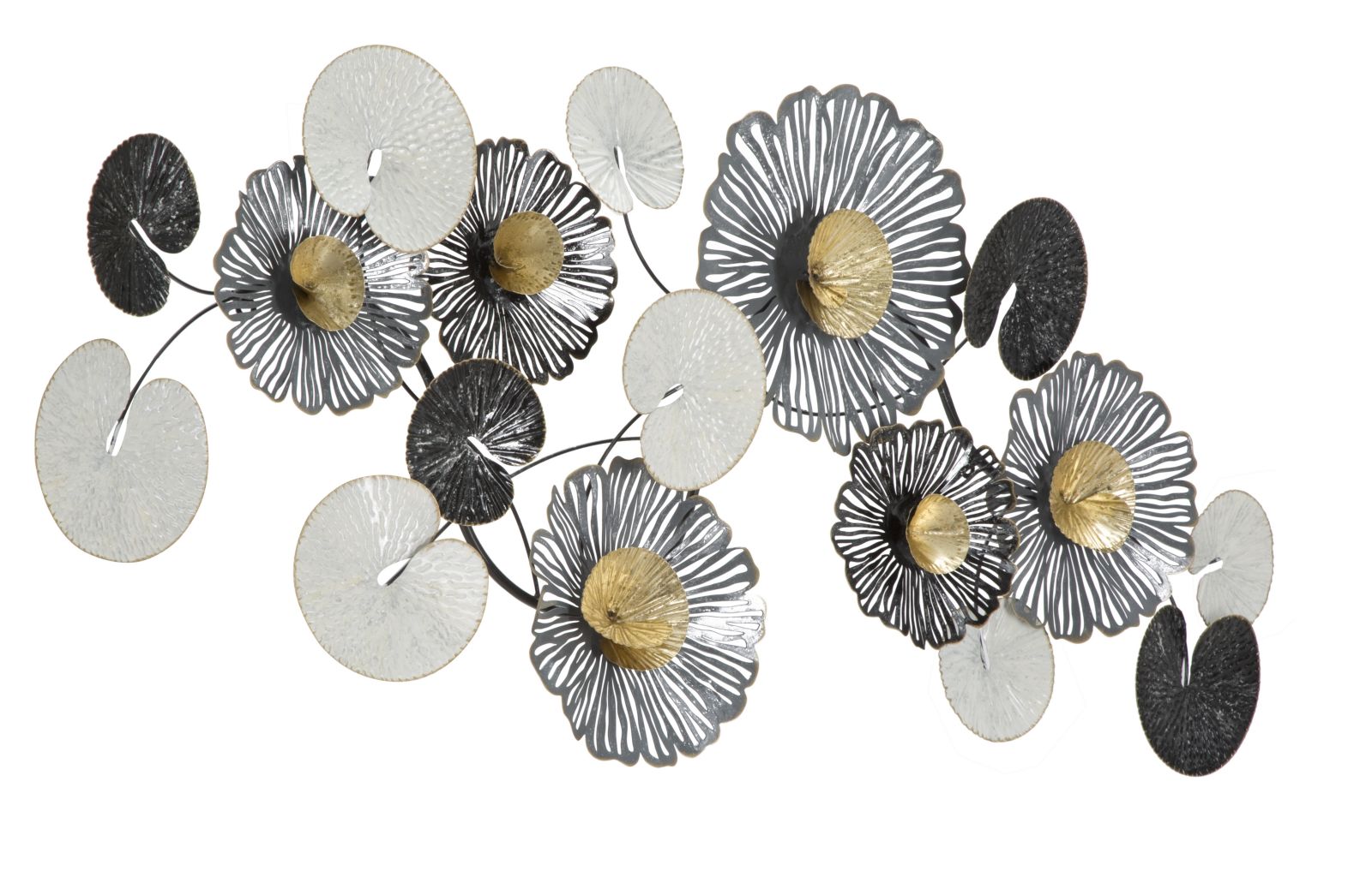 Dekoratívny panel Troby Mauro Ferretti, sivý/zlatý/biely