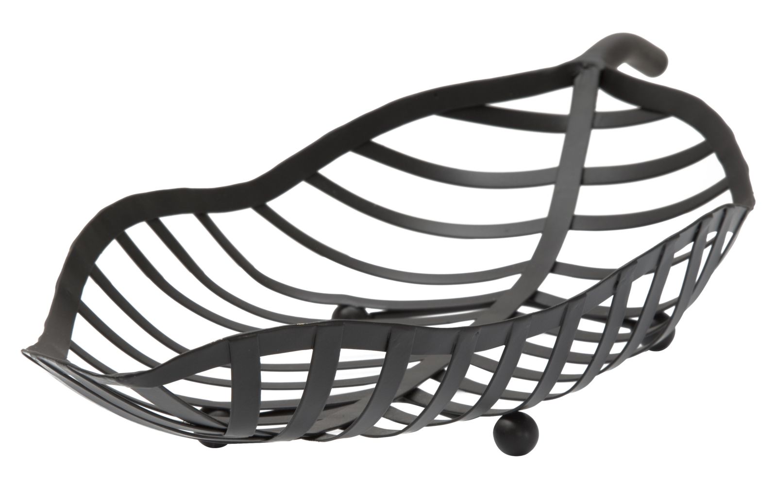 Dekoratívne misky 2ks S Tasche Foglia Mauro Ferretti, čierne