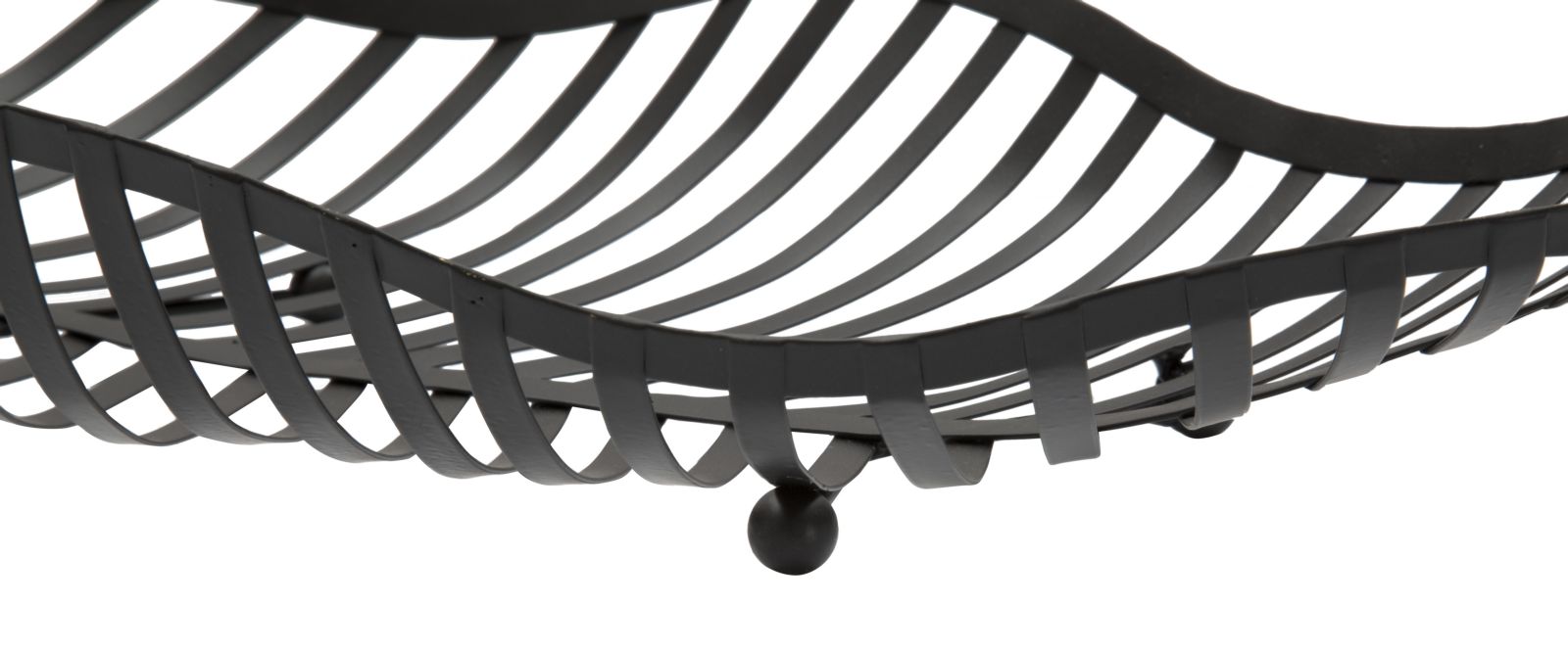 Dekoratívne misky 2ks S Tasche Foglia Mauro Ferretti, čierne