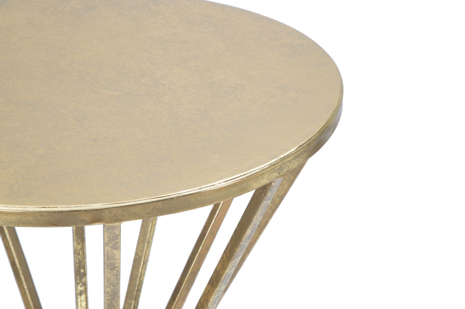 Dekoratívny stolík P Telefono Stick Mauro Ferretti, zlatý