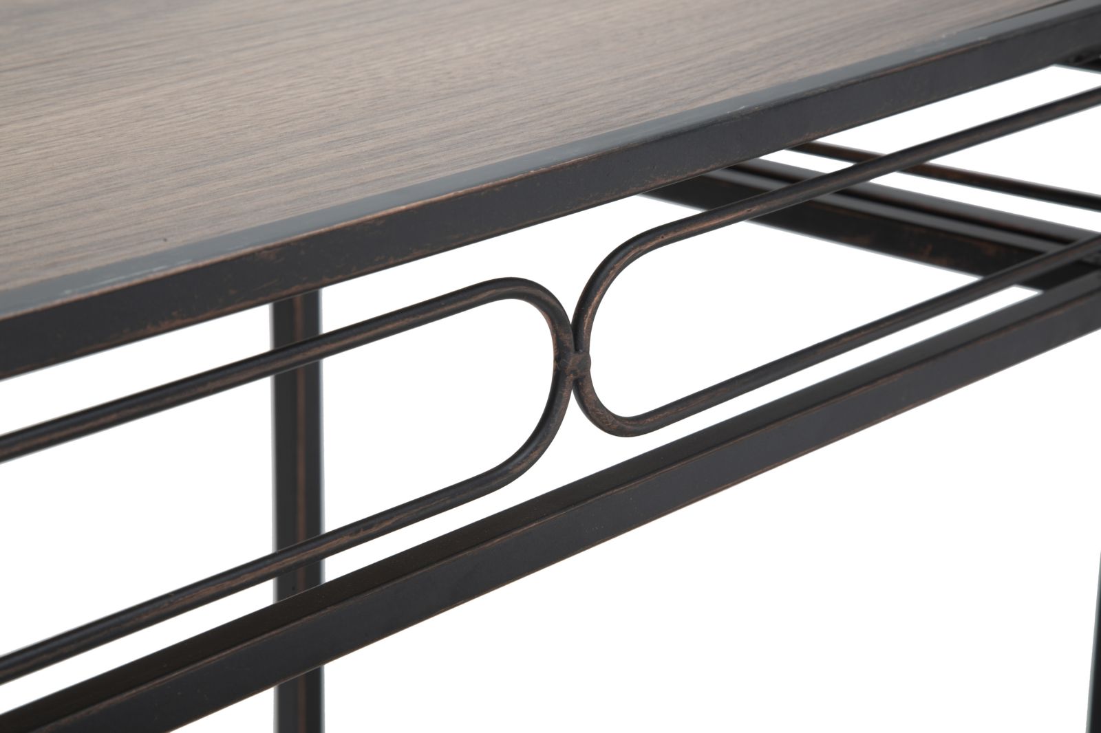Dekoratívny stolík Console Essential Mauro Ferretti, čierny