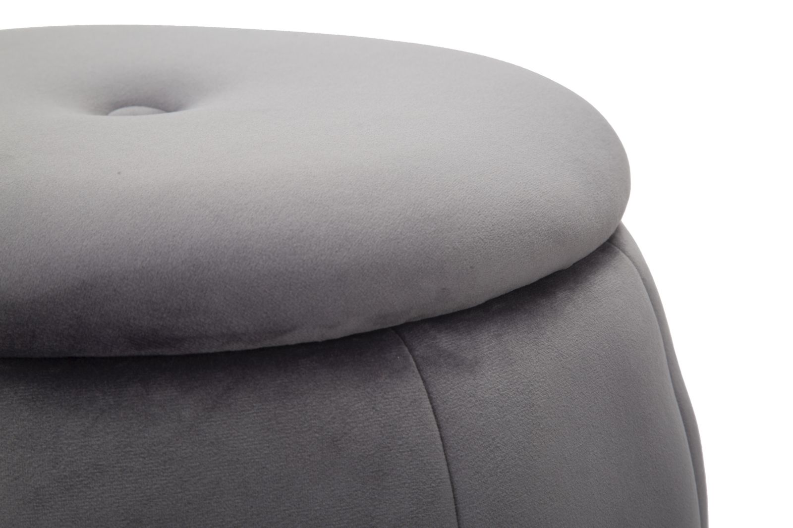 Dekoratívny taburet Contenitore Paris Mauro Ferretti, sivý