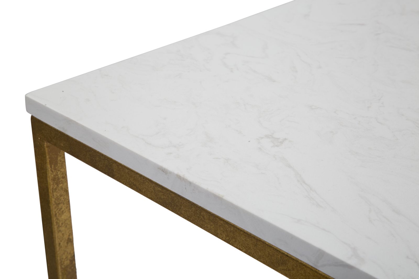 Dekoratívny doplnok Tavolinetto Double Marble Mauro Ferretti 47×47×60 cm