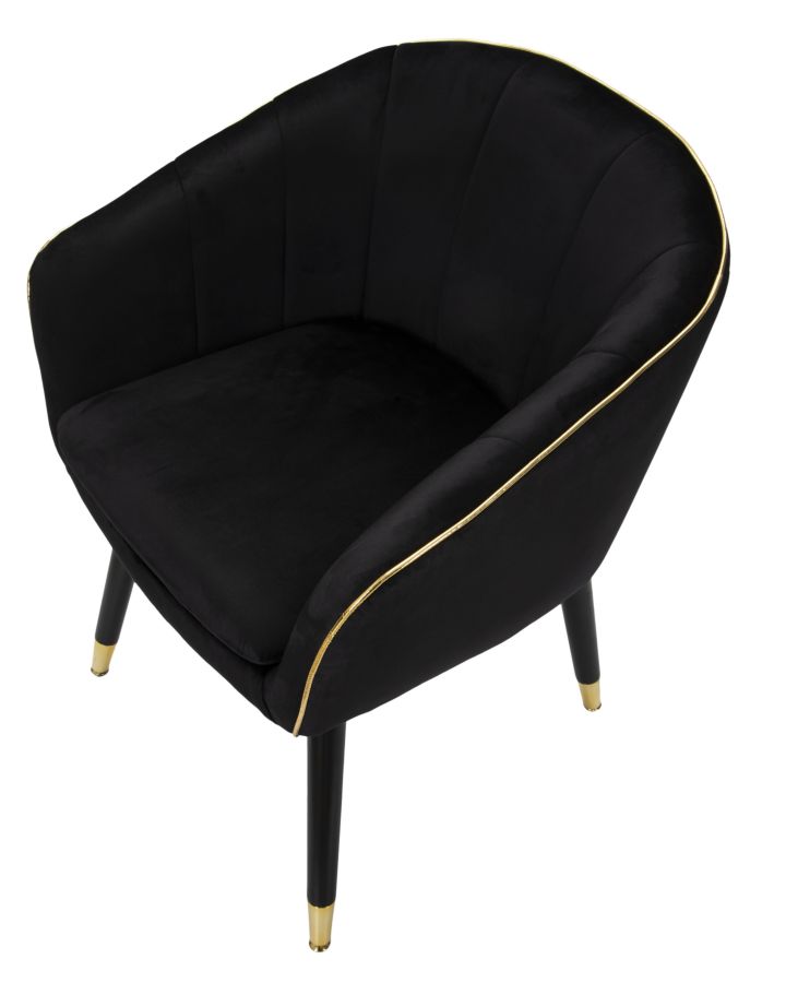 Kreslo Poltrona Paris Nera Mauro Ferretti 62×58×78 cm
