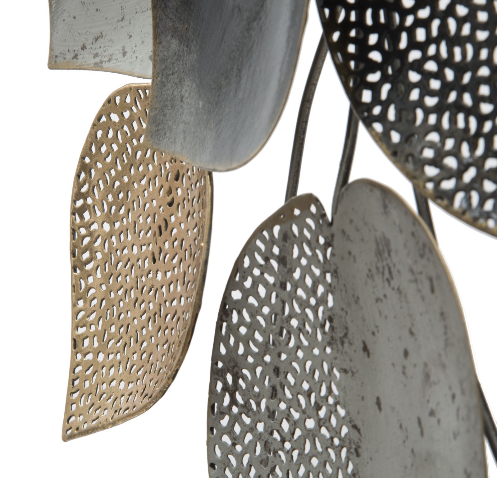 Dekoratívny panel Half Leaf B Mauro Ferretti, čierny/zlatý