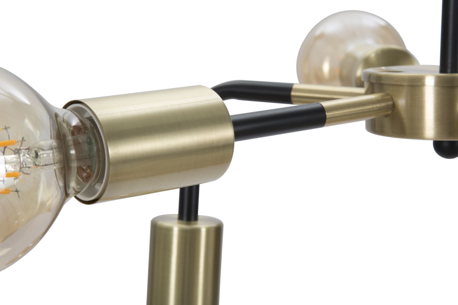 Dizajnová lampa Lampadario Darky Mauro Ferretti, čierna