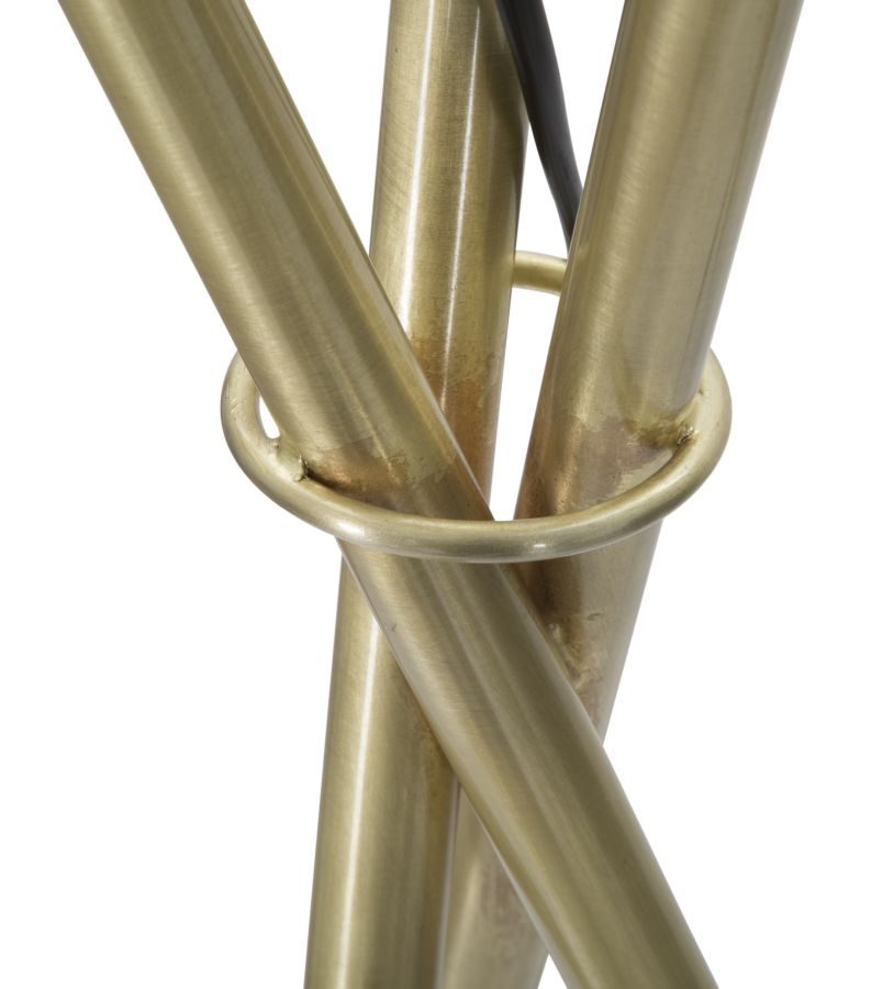 Stojanová lampa Glamy Mauro Ferretti, zlatá