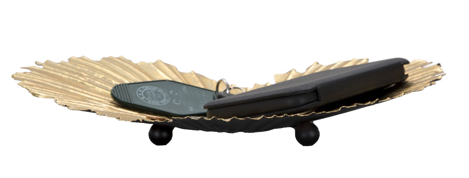 Dekoratívny podnos S Tasche Cuore Mauro Ferretti, zlatý