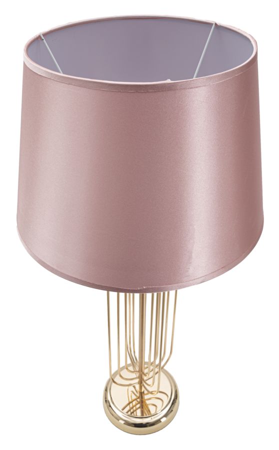 Stolová lampa Krista Mauro Ferretti, ružová/zlatá