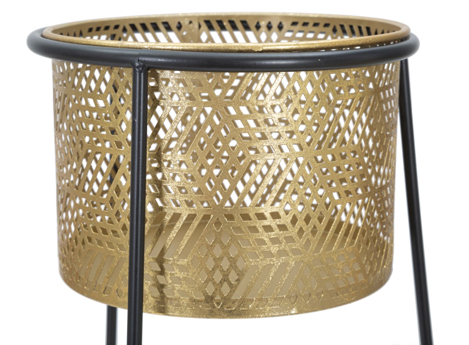 Dekoratívne vázy 2ks P Exy Mauro Ferretti, zlatá/čierna