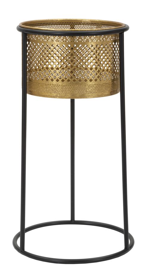 Dekoratívna váza P Mauro Ferretti, zlatá/čierna