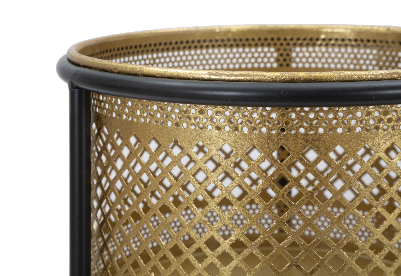 Dekoratívna váza P Mauro Ferretti, zlatá/čierna
