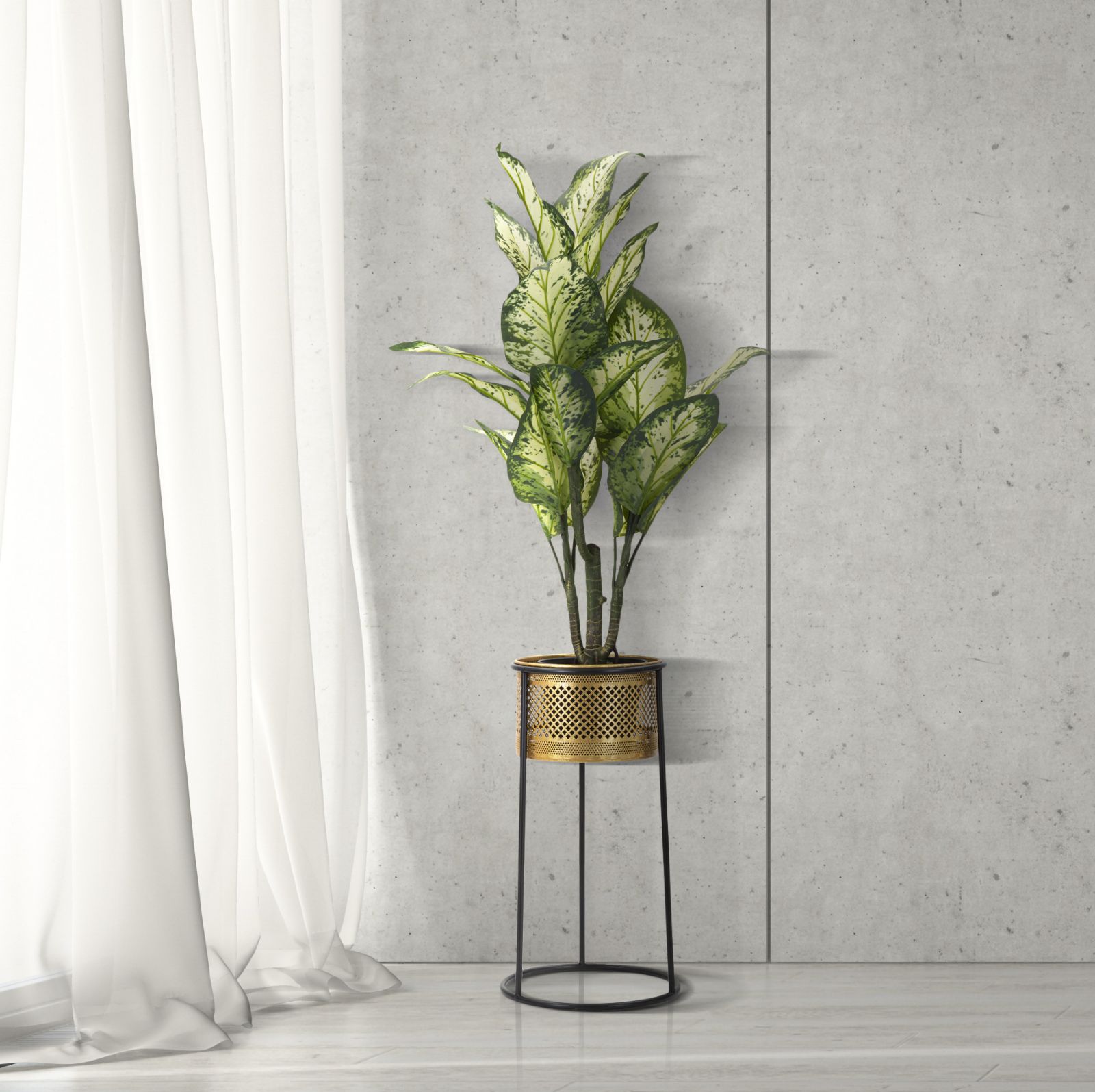 Dekoratívna váza P Mauro Ferretti, zlatá/čierna