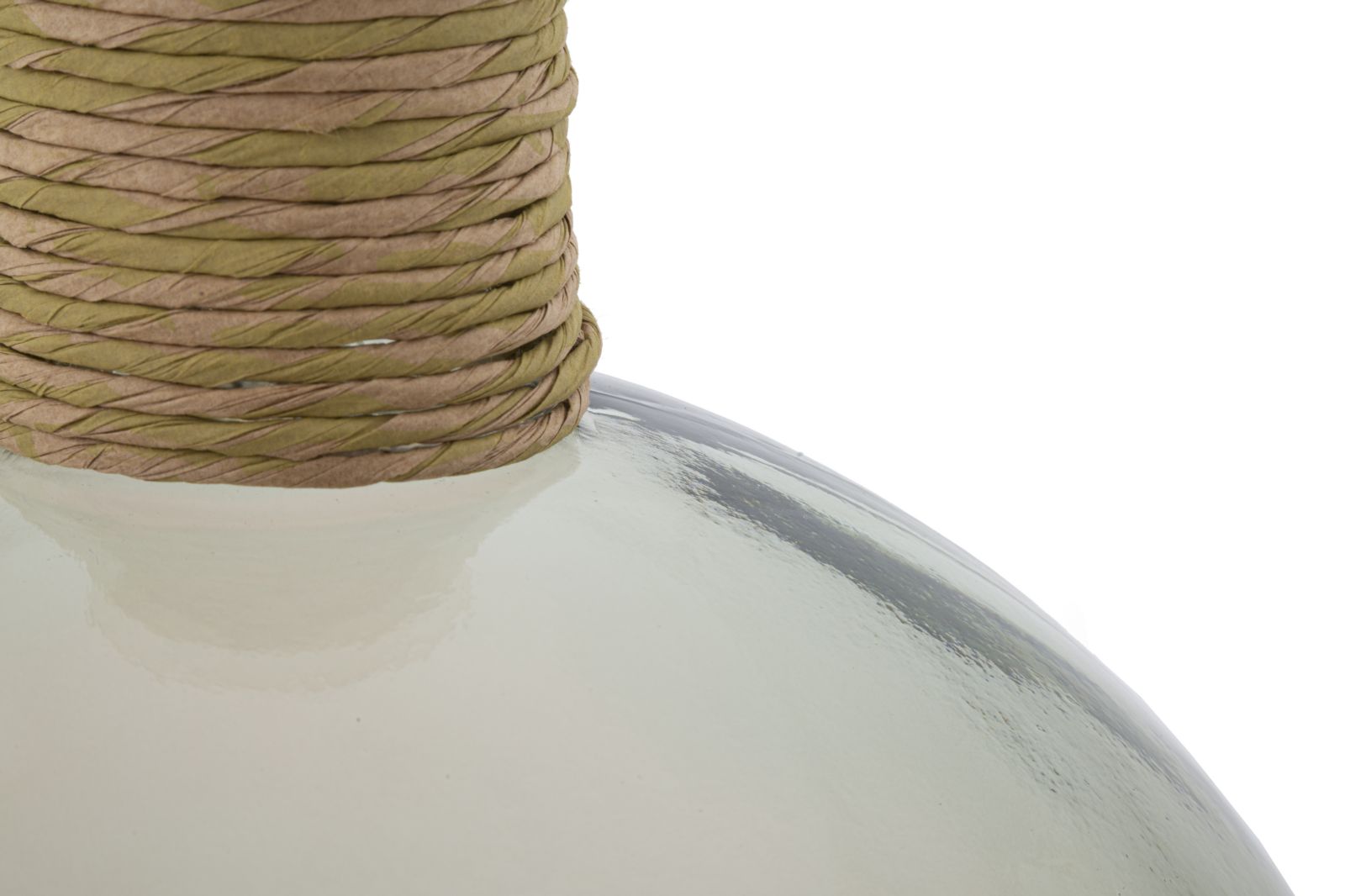 Dekoratívna váza Rope Artemis Riciclato Mauro Ferretti, priesvitná