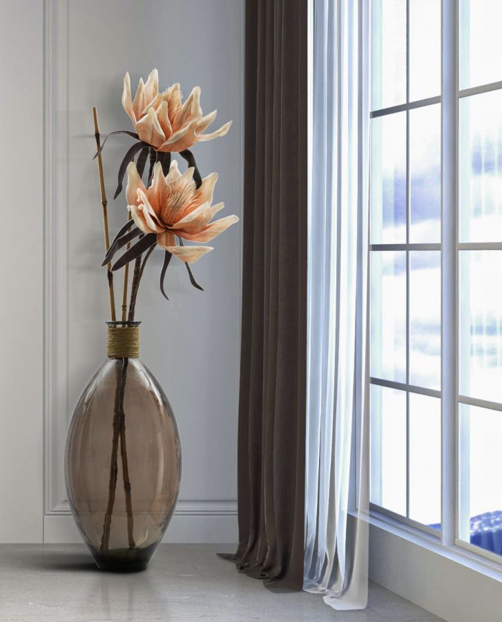 Dekoratívna váza Rope Artemis Riciclato Mauro Ferretti, hnedá