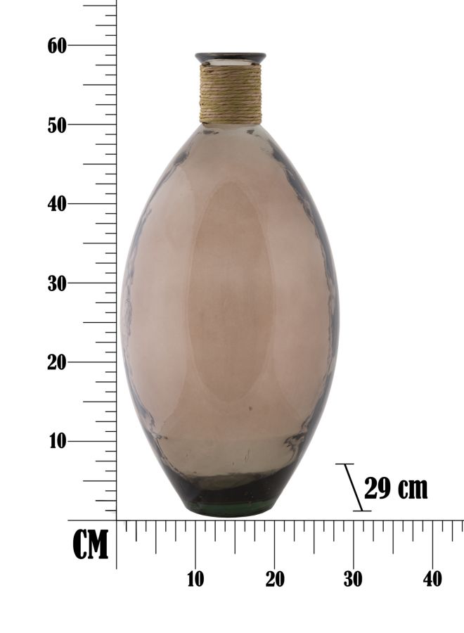 Dekoratívna váza Rope Artemis Riciclato Mauro Ferretti, hnedá