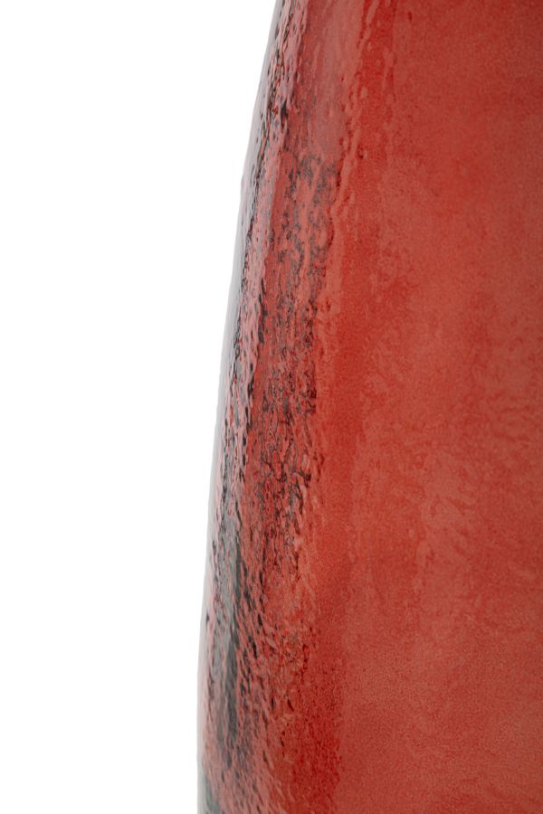 Dekoratívna váza Adobe Riciclato, červená
