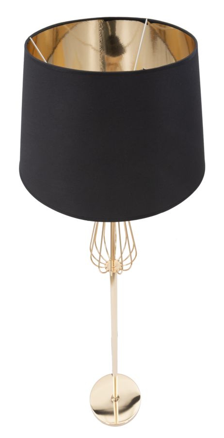 Stojanová lampa Ovy Mauro Ferretti, čierna/zlatá