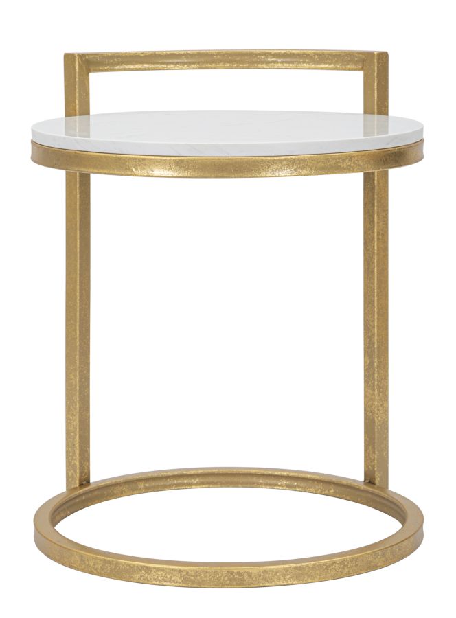Dekoratívny doplnok Tavolinetto Round Marble Mauro Ferretti 40×43×50 cm