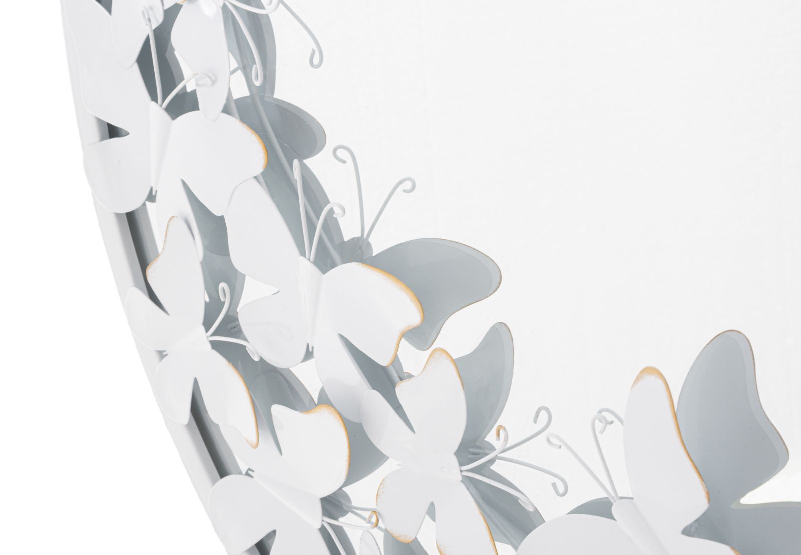Zrkadlo Rotondo White Butterfly Mauro Ferretti, biela