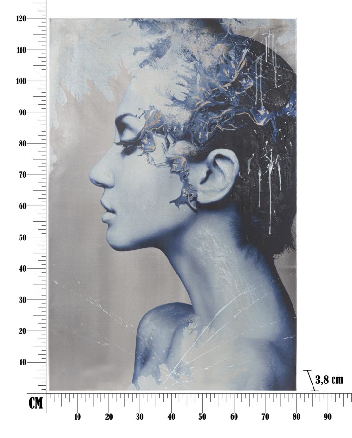 Dekoratívny doplnok Stampa Su Tela Mauro Ferretti 80×3,8×120 cm