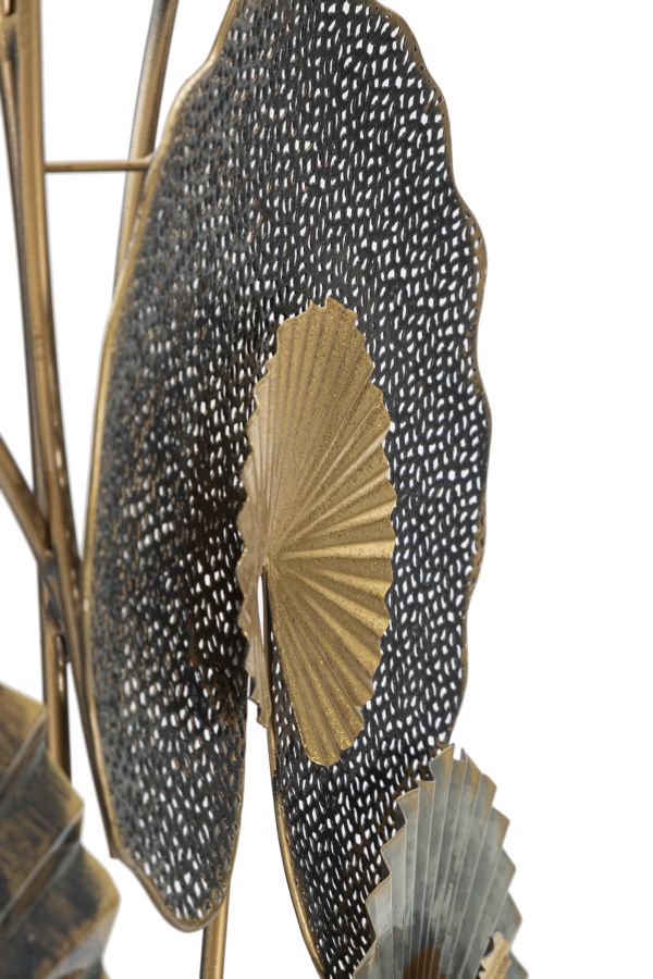 Dekoratívny panel Web C Mauro Ferretti, zlatý/sivý