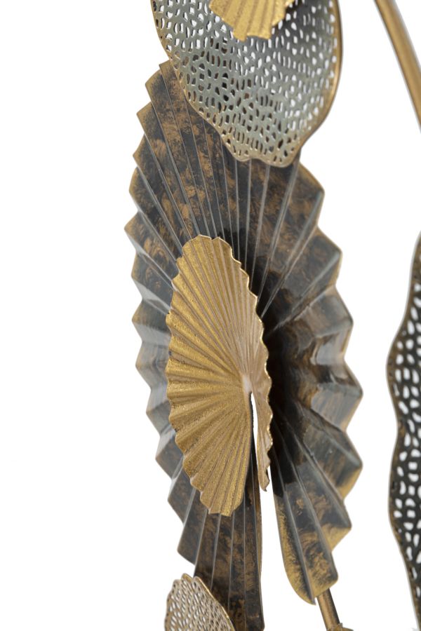 Dekoratívny panel Web C Mauro Ferretti, zlatý/sivý