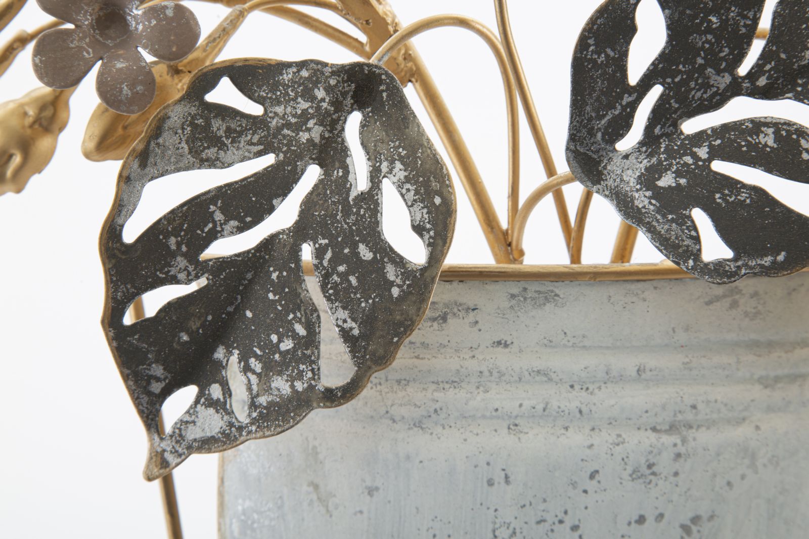 Dekoratívny panel Vase Mauro Ferretti, strieborný/zlatý