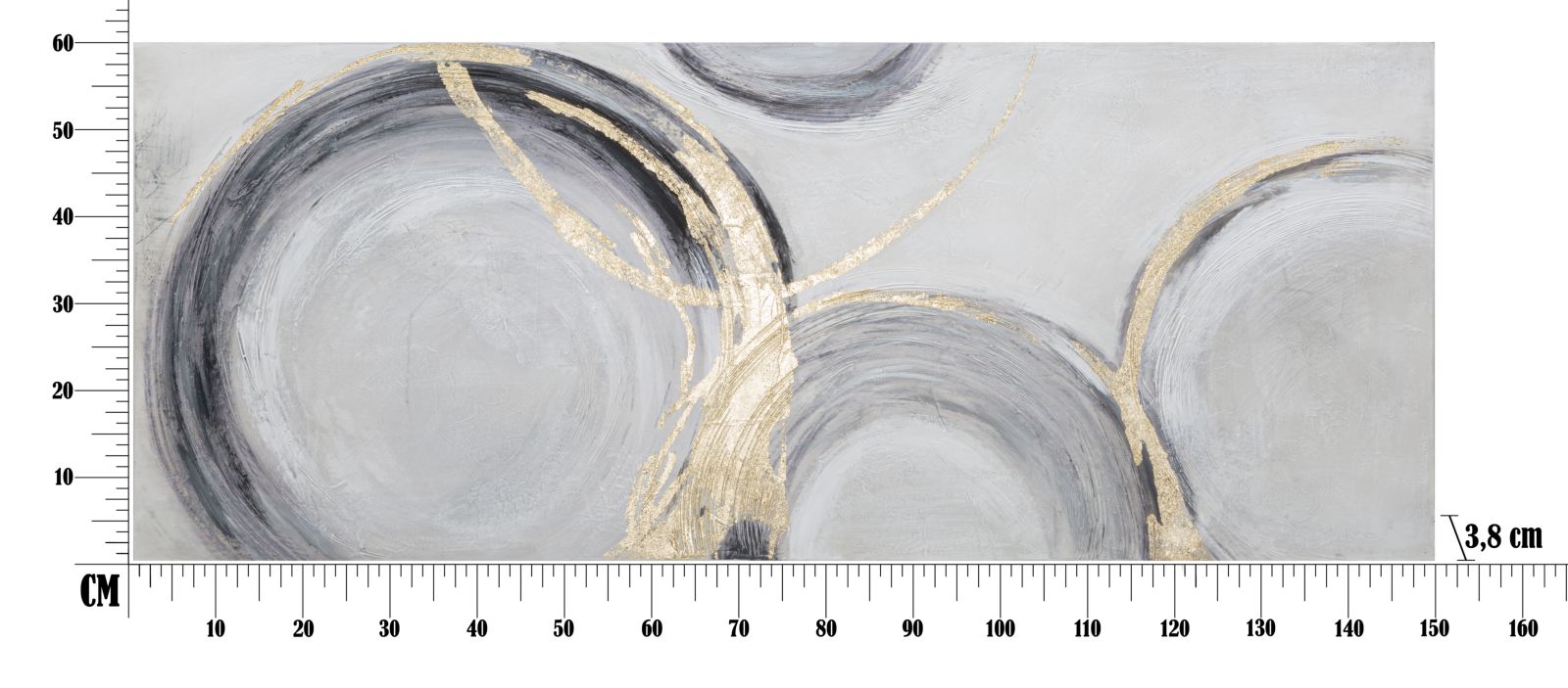Dekoratívny doplnok Dipinto Su Tela Mauro Ferretti 150×3,8×60 cm