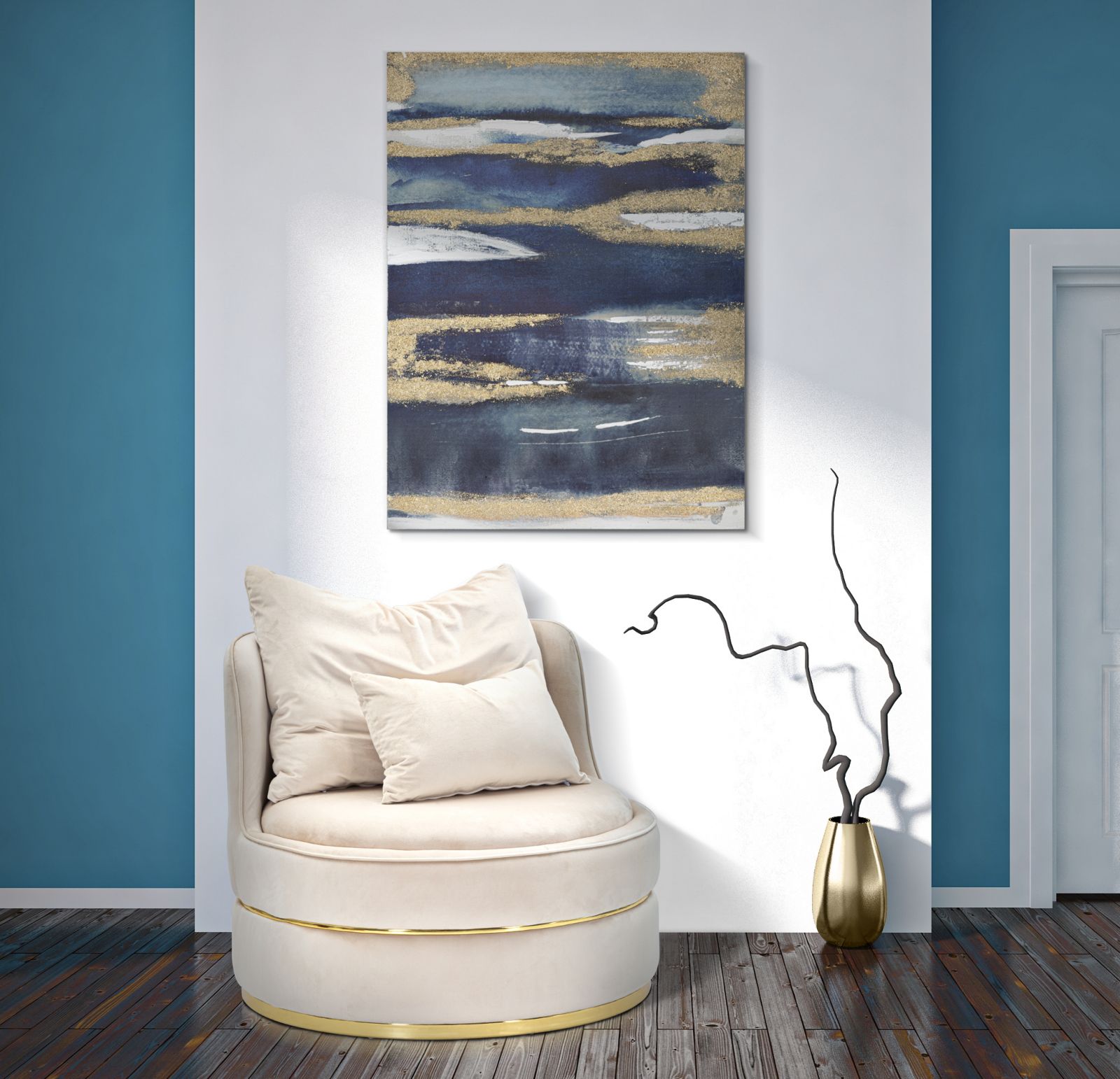 Dekoratívny doplnok Dipinto Su Tela Mauro Ferretti 60×2,7×80 cm