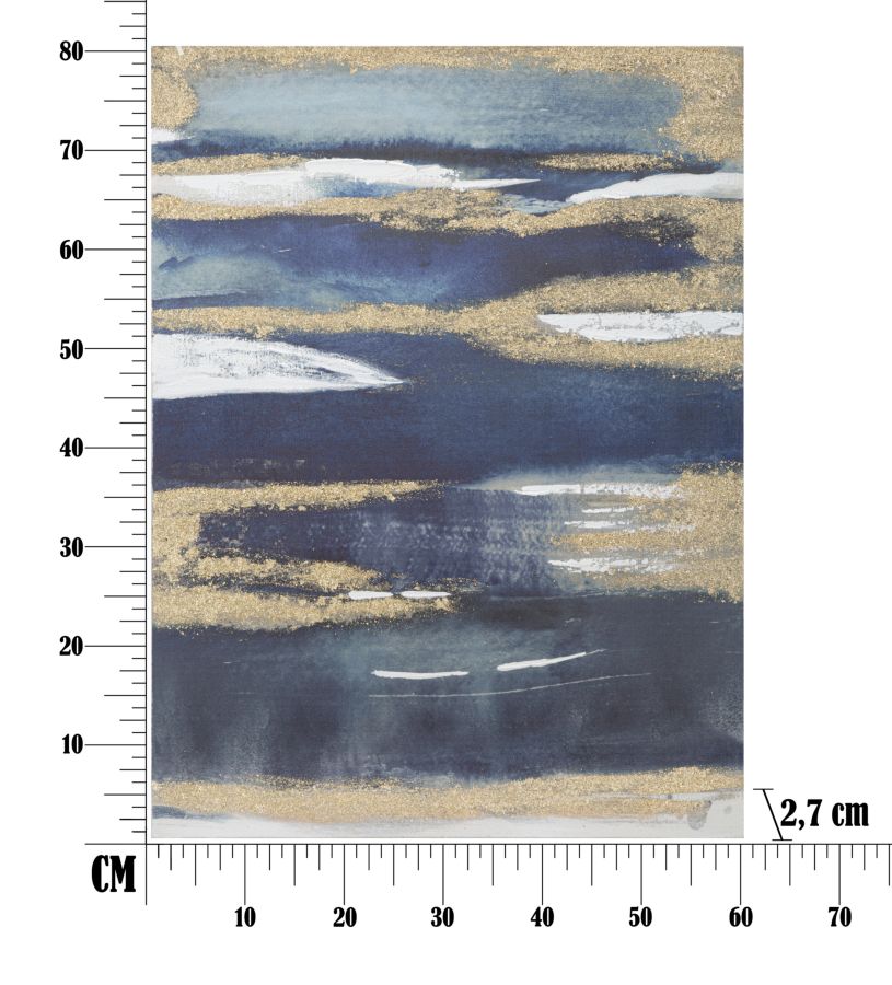 Dekoratívny doplnok Dipinto Su Tela Mauro Ferretti 60×2,7×80 cm