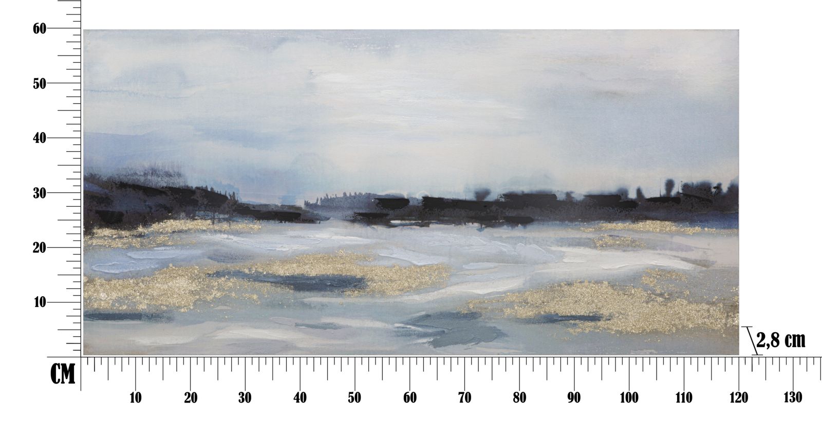 Dekoratívny doplnok Dipinto Su Tela Mauro Ferretti 120×2,8×60 cm