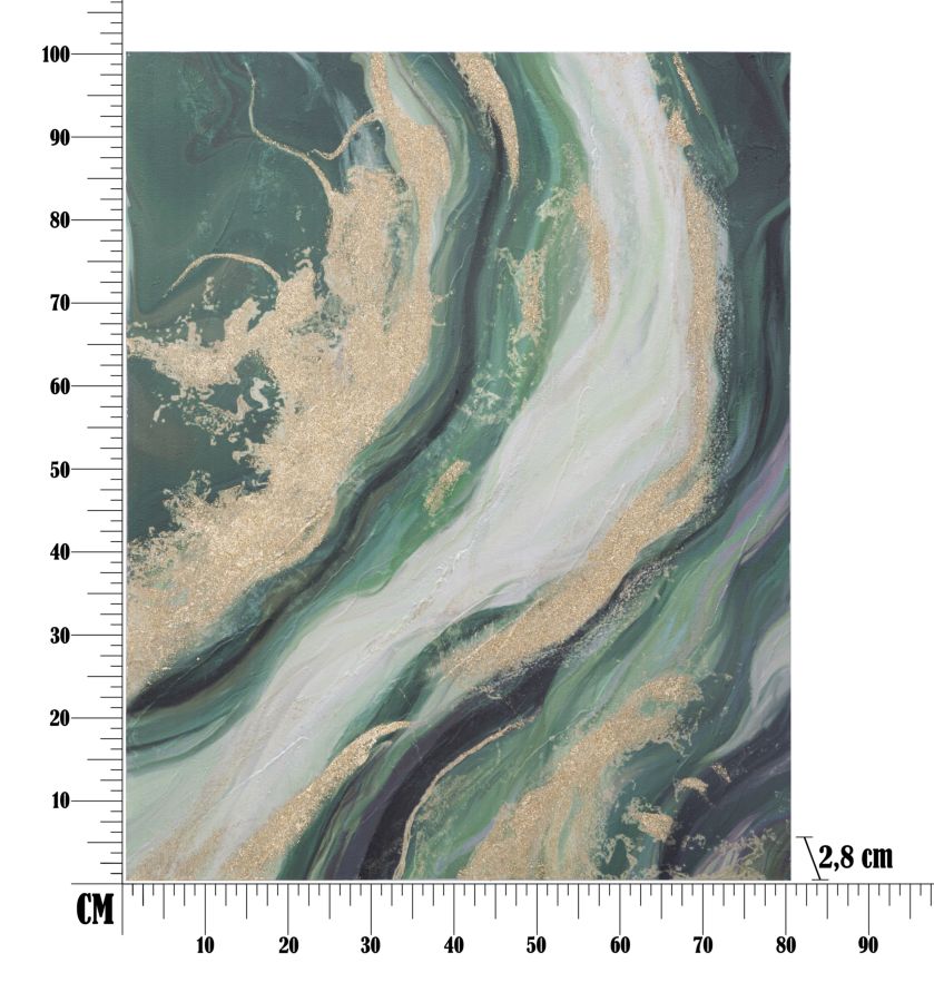 Dekoratívny doplnok Dipinto Su Tela Mauro Ferretti 80×2,8×100 cm