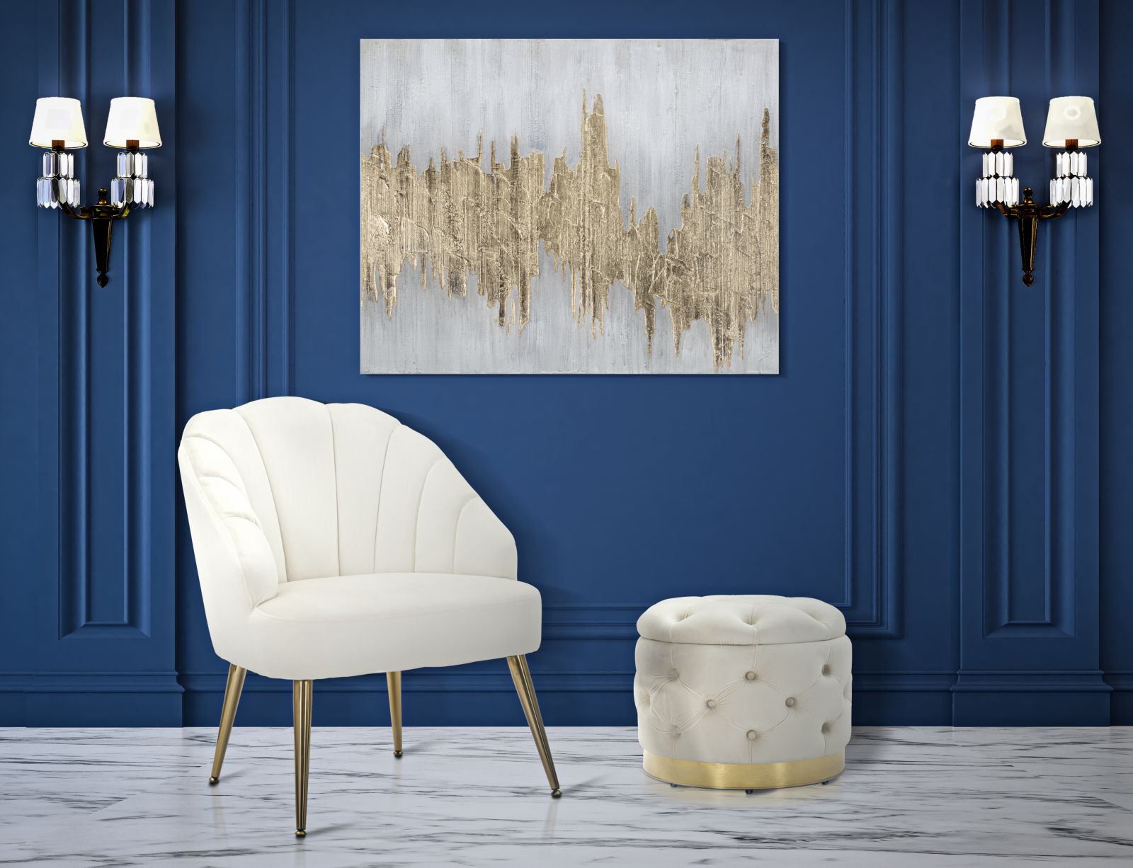 Dekoratívny doplnok Dipinto Su Tela Mauro Ferretti 100×2,8×80 cm